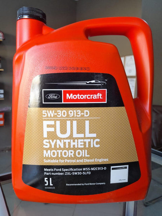 5W30 5L Full Synthetic oil A5/B5 grade - Ford Motorcraft